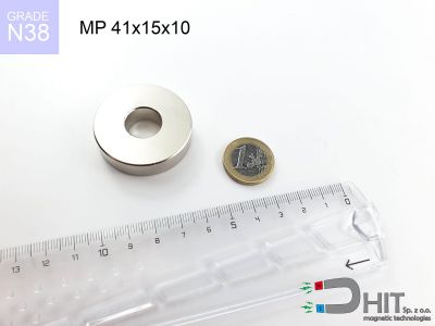 MP 41x15x10 N38 - magnesy w kształcie pierścienia