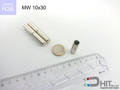 MW 10x30 [N38] - magnes walcowy