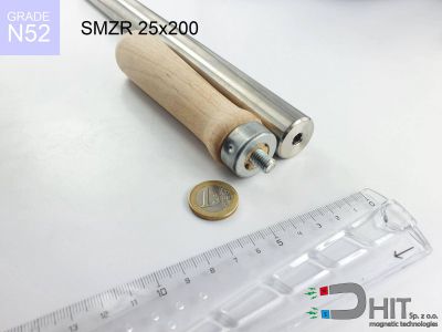SMZR 25x200 [N52] - separator magnetyczny z rączką